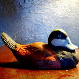 Ceramic Duck ,Hand painted Colorful